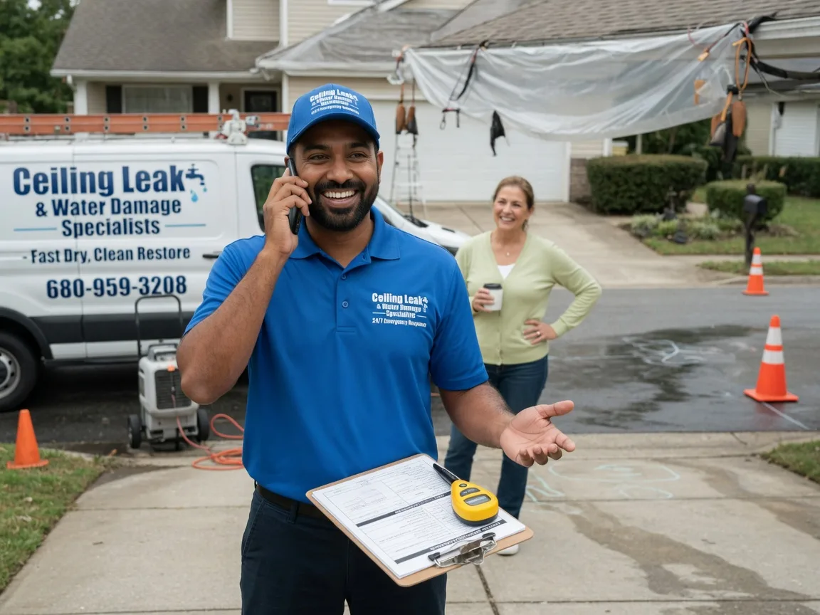 Ceiling Leak Cleanup Weldon, IA FAQs